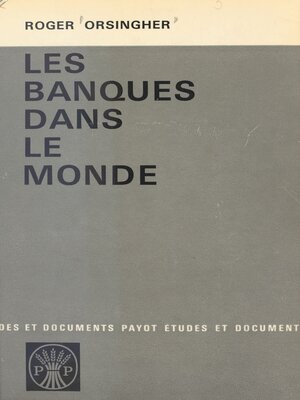 cover image of Les banques dans le monde